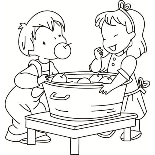 Cartoon Girl Pattern Transparent Clear Silicone Stamp/Seal For DIY Scrapbooking/photo Album Decorative Clear Stamp Sheetstampons