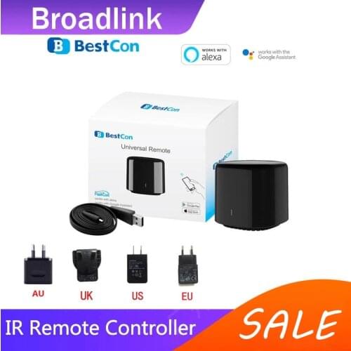 Newest Broadlink 2020 Bestcon RM4C mini Universal 4G Wifi IR Mini Remote Control Compatible Alexa Google Assistant For AC