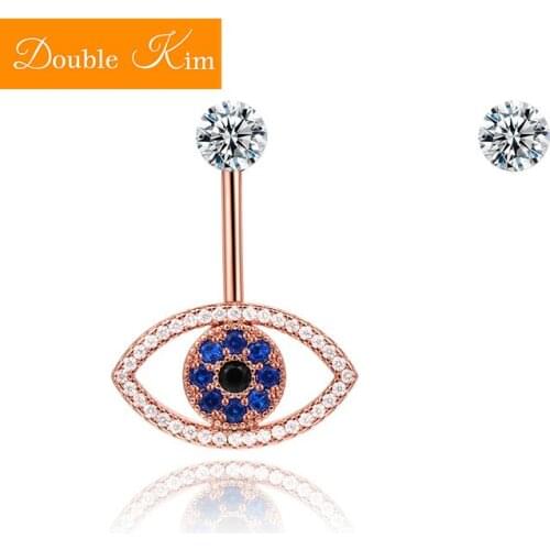 Eye of the devil Asymmetric Stud Earrings Copper Alloy Material Earrings Inlaid Color Zircon Fashion Trendy Women Jewelry Gift