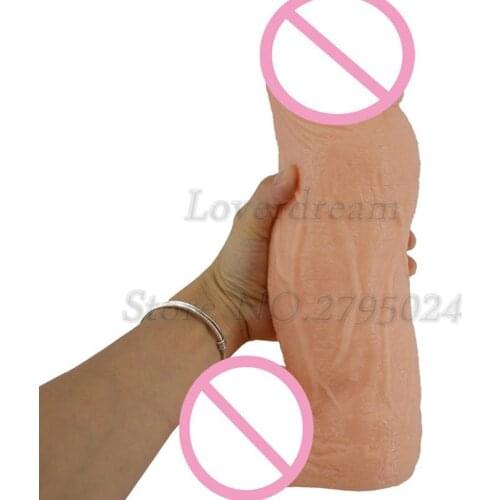 Thick Giant Huge Anal Dildo Artificial Dick Insert Vagina Super Large Realistic Cock Penis Sex Toys for Women Masturbator