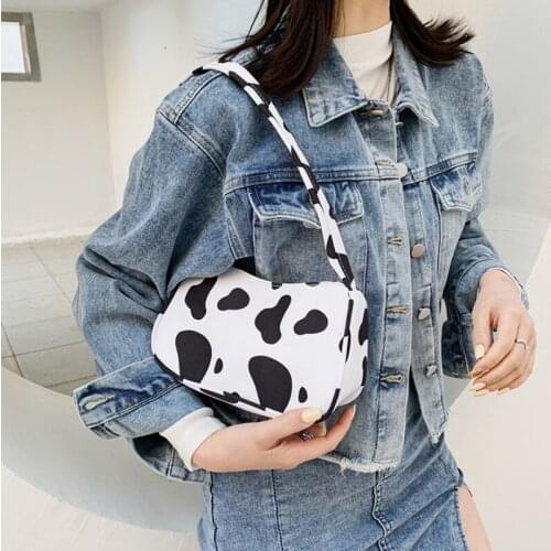 Retro Leopard Pattern Womens Hobos Purse Handbags 2021 New Fashion Butterfly Ladies Small Shoulder Bags Mini Tote Underarm Bag