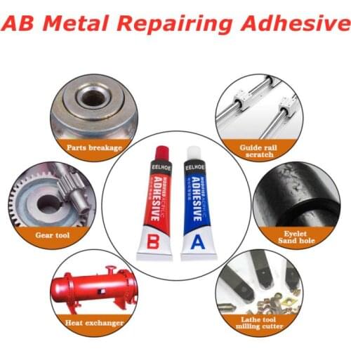 1PC AB Metal Repairing Adhesive Super Glue Iron Steel Auto Radiator Water Tank Special Leakage Plugging Welding Seal Glue Tools