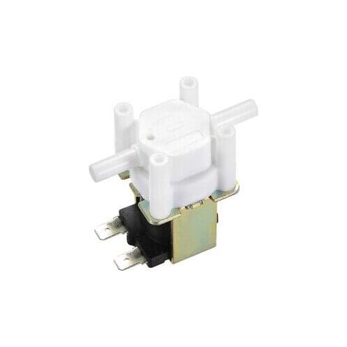 1pc DC12V 1/4-inch Barb Plastic Water Electric Solenoid Valve N/C Normally Closed No Pressure