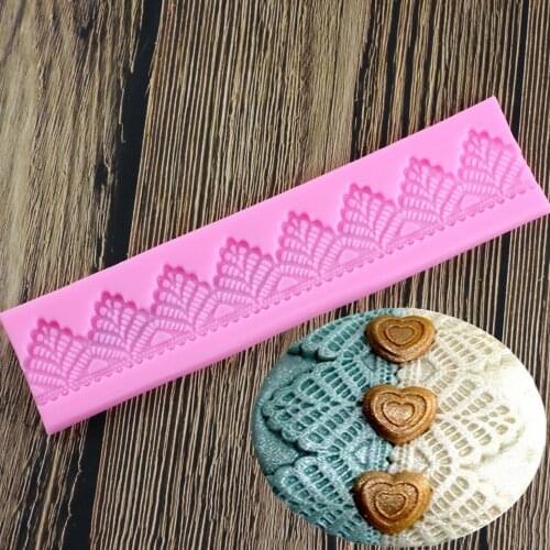 3D Flower Lace Silicone Molds Fondant Craft Cake Candy Chocolate Sugarcraft Ice Pastry Baking Tool Mould