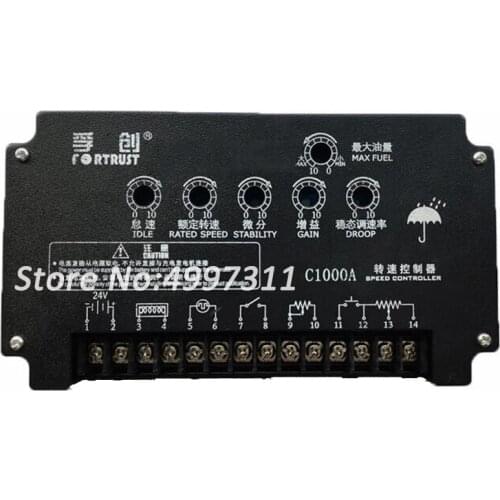 Chinese Own factory Generator accessories speed control governor controller C1000A C1000B unit for Generator high quality