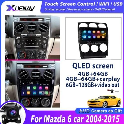 Auto Car Stereo Touch Screen 9 inch 9.7inch For mazda 6 2004-2015 Vertical Screen Multimedia DVD 2 Din Android System Player