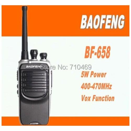 DHL freeshipping+2pcs/lot New baofeng walkie talkie 5W 16CH UHF BF-658 handheld two way radio update of baofeng 888s