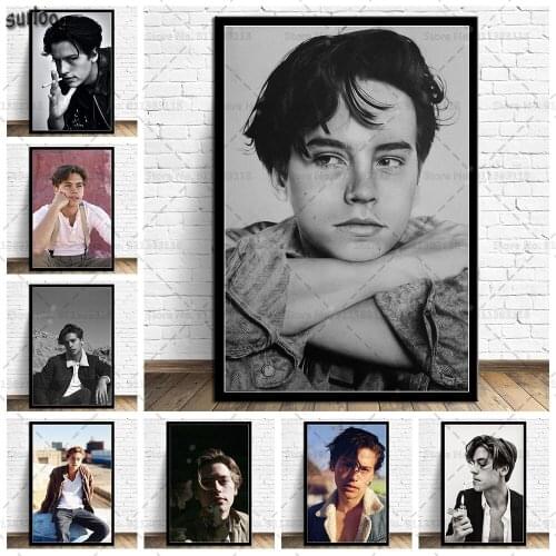 Cole Sprouse Hot Movie Actor Poster Prints Wall Art Canvas Painting Posters Picture for Living Room Home Decoration