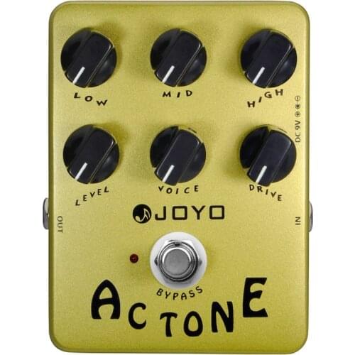 JOYO JF-13 Professional Guitar Effect Pedal True Bypass Design AC Tone Vox Amp Simulator Electric Guitar Effect Pedal