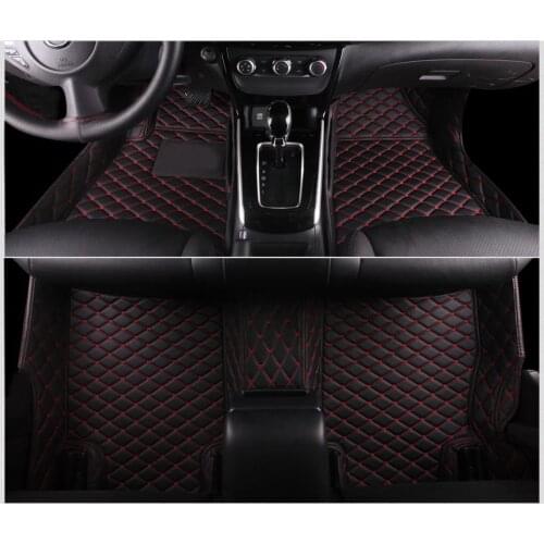 Leather car floor mat for nissan sylphy 2000-2020 2019 2018 2017 2016 2015 Pulsar Sentra B17 B18 accessories styling
