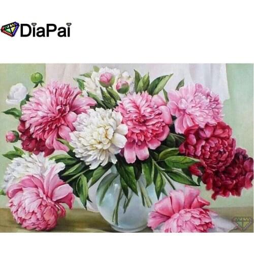DIAPAI Diamond Painting 5D DIY 100% Full Square/Round Drill "Flower landscape" Diamond Embroidery Cross Stitch 3D Decor A24435