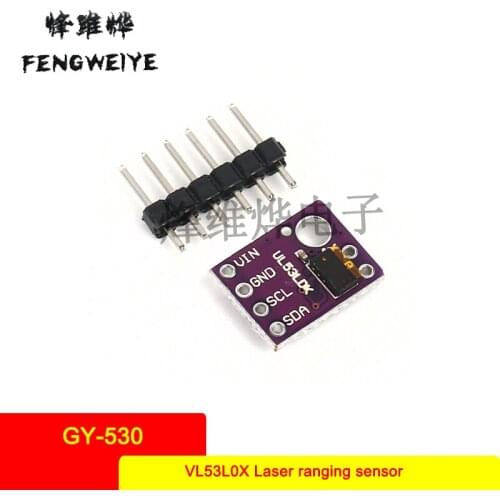 Panel GY-530 VL53L0X Laser Distance Sensor ToF Ranging Flight Time Ranging Purple Board