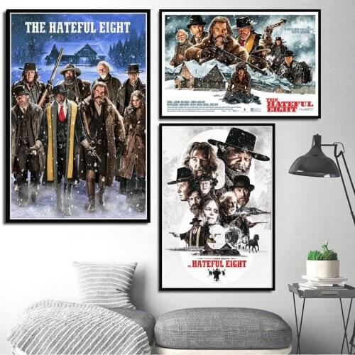 Poster And Prints The Hateful Eight Classic Movie Quentin Tarantino Film Art Painting Wall Pictures Home Decor quadro cuadros