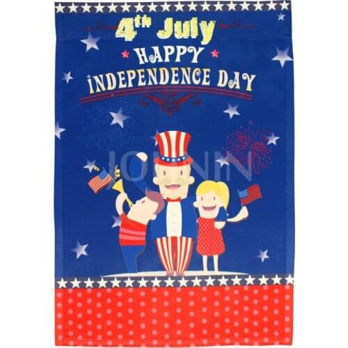 PODIUM Own Design Celebrate Patriotic Independence Fireworks USA Memorial Day Fourth Of July Celebration Garden Flag