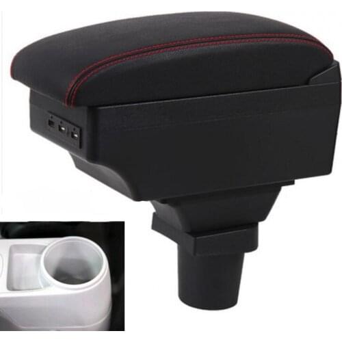 For Honda CR-Z CRZ armrest box central Store content box car-styling decoration accessory with cup holder USB