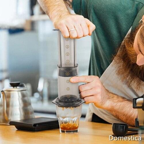 PP Coffee Machine Portable New Filter Glass Espresso Coffee Maker Cafe Press Household Kitchen Cafe Coffee Pot Accessories