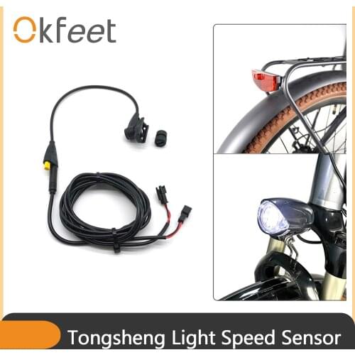 Okfeet tsdz2 tongsheng Light Speed Sensor Mid Drive Motor Electric Bike Bicycle Conversion Kit with Light