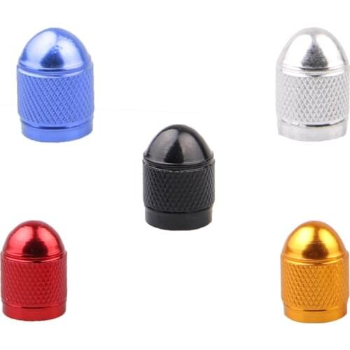4PC Universal Dustproof Aluminium Alloy Bicycle Cap Wheel Tire Covered Car Truck Tube Tyre Bike Accessories 10 Colors