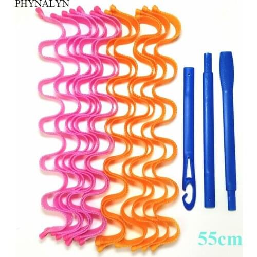 Magic Hair Curlers Portable 12PCS Waveform Spiral Hairstyle Roller Sticks Women Hairdressing Tool Heatless Curls