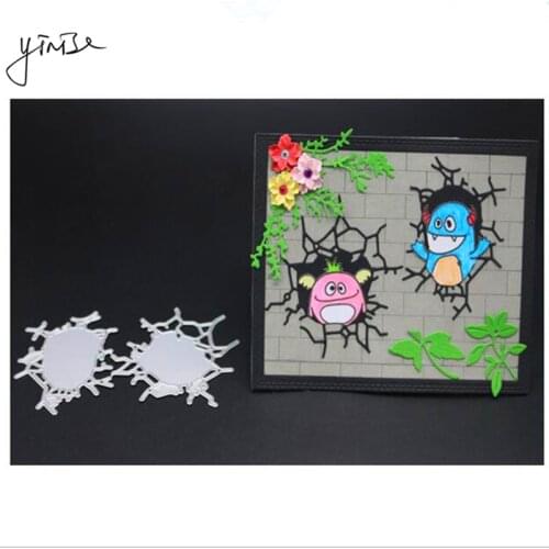 YINISE Metal Cutting Dies For Scrapbooking Stencils Wall Hole SCRAPBOOK DIE CUT DIY Album Cards Decoration Embossing Die Cuts