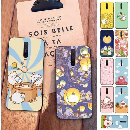 Yinuoda Molang Phone Case for Redmi 5 6 7 8 9 A 5plus K20 4X S2 GO 6 K30 pro