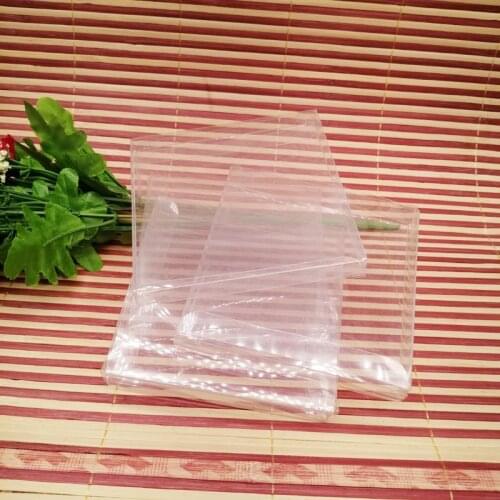 100pc ABB Clear Transparent Pvc Plastic Box Gift Packaging Box for Jewelry Gift Box Packaging Display Christmas Gift Box Storage