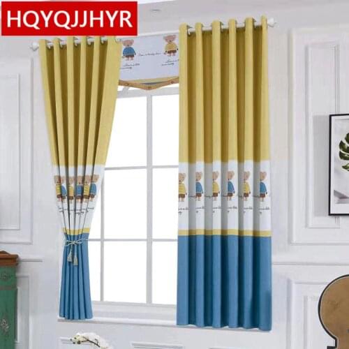 20 models of Modern full blackout curtains thick short for Living Room Window curtain Bedroom kitchen short curtain Specials
