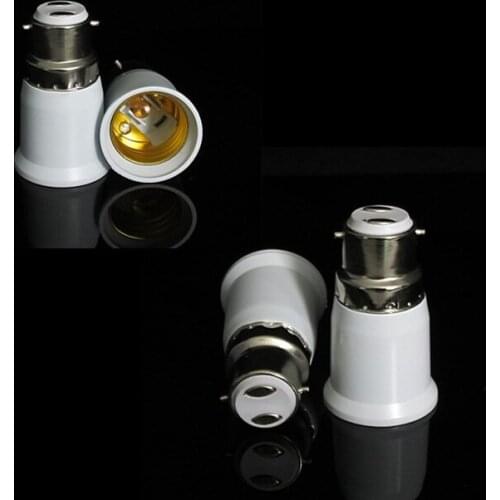 3 years warranty 200pcs Converter B22 TO E27 Adapter Conversion Socket ABS Material Fireproof Socket Adapter Lamp Holder