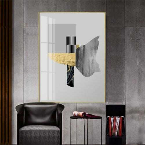 Abstract Geometry Blending Canvas Painting Posters and Prints Wall Pictures for Living Room Modern Decoration for Bedroom Aisle