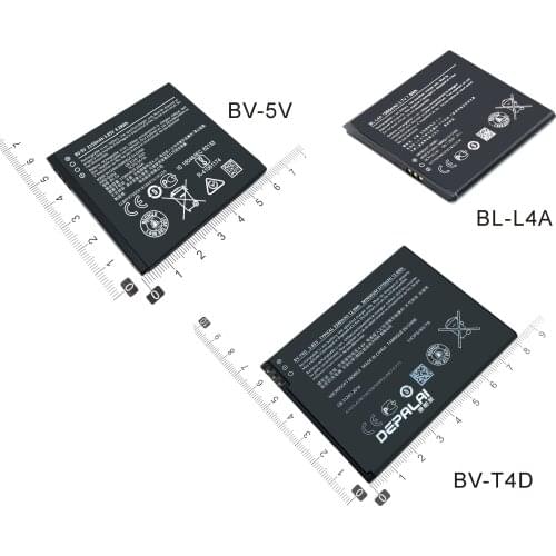 Phone Battery BL-L4A BV-T4D BV-5V For Nokia 1 TA-1047 Lumia L4A 535 830 RM984 RM-1090 RM-1089 L4A T4D 950XL 940XL 5V Battery