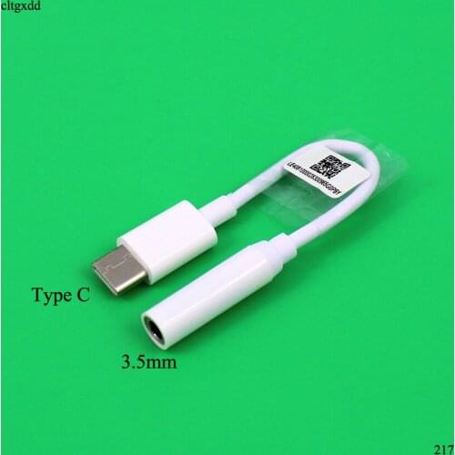 Cltgxdd Type C 3.5 Jack Earphone USB C to 3.5mm AUX Headphones Adapter For Letv 2 pro 2 max2 Xiaomi Mi 6 8 9 SE Audio cable