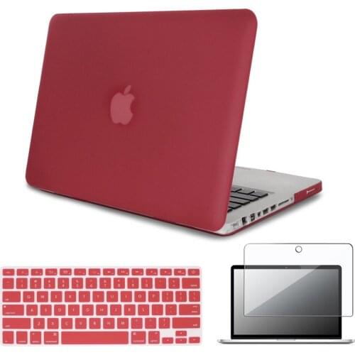 Laptop Case for Apple Macbook Air 13/11/Pro 13/15 Inch Hard Shell Protector Case + Keyboard Cover + Screen Protector