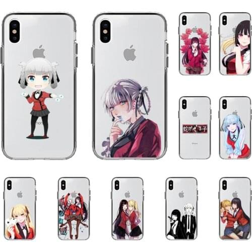 TOPLBPCS Anime Kakegurui Jabami Yumeko Phone Case for iPhone 11 12 pro XS MAX 8 7 6 6S Plus X 5S SE 2020 XR case