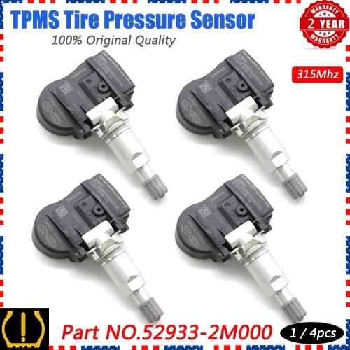 Xuan TPMS Tire Pressure Monitor Sensor 52933-2M000 for Hyundai Accent Genesis Coupe Santa Fe Sport Kia Forte Optima Sorento Soul