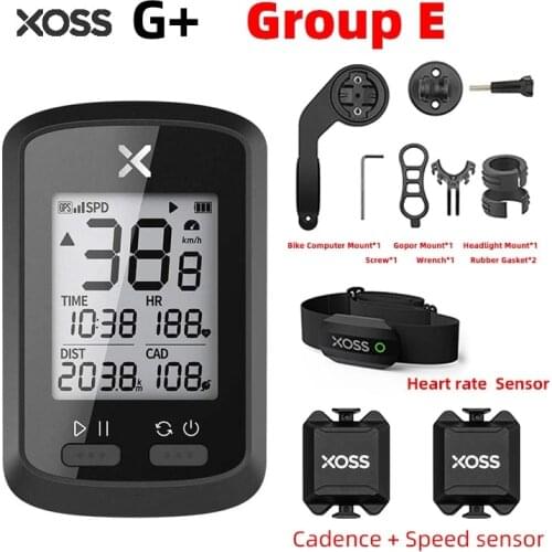 XOSS GPS Wireless bicycle Computer Heart Rate Monitor Cycling Speedometer Road MTB Bike odometer with Cadence Sensor