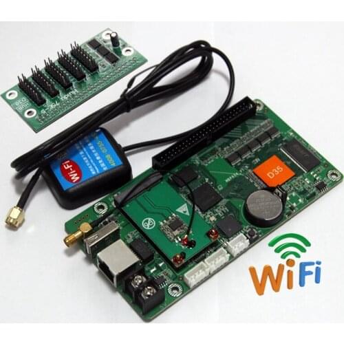 HD-D35 Full Color Asynchronous Controller System is a LED control system that supports mobile APP control, Web remote control an