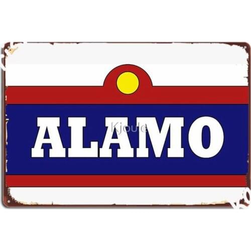 Alamo Beer Metal Signs Cinema Kitchen Retro Wall Wall Decor Tin sign Posters