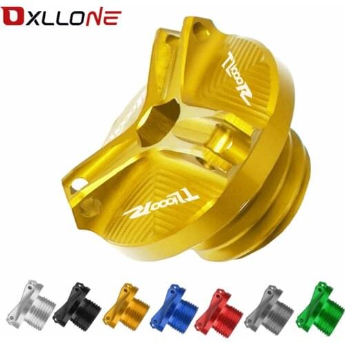 Motorcycle Accessories Aluminum Motorbike Engine Oil Cup Plug Sump Cap Cover Engine For SUZUKI TL1000R 1998 1999 2000 2001-2004