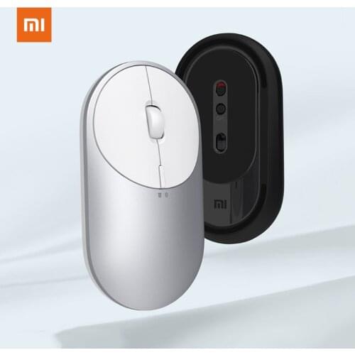 Xiaomi Mi Portable Mouses 2 Wireless Bluetooth 4.2 Mouse RF 2.4GHz Dual Mode Connect 4000DPI Adjustable For Laptop PC Mouse