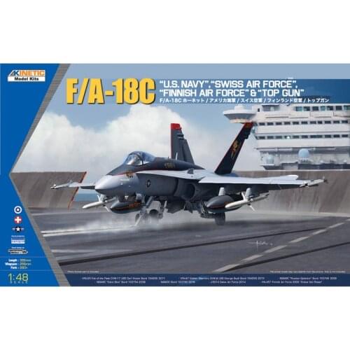 KINETIC K48031 1/48 "U.S. Navy" F/A-18C - Scale Model Kit
