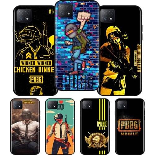Popular Games PUBG Silicone For OPPO AX7 A1K A94 A93 A92S A73 A72 A53S A52 A32 A31 A12E A11X A9 A5 2020 Soft Phone Case