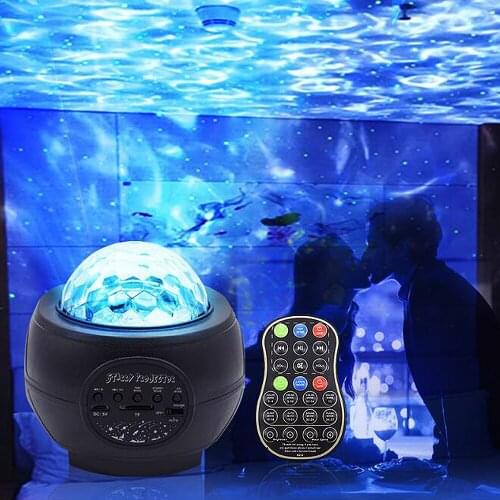 Starry Sky Night Light Planet Magic Projector Earth Universe LED Lamp Colorful Rotate Flashing Star Kids Baby Christmas Gift