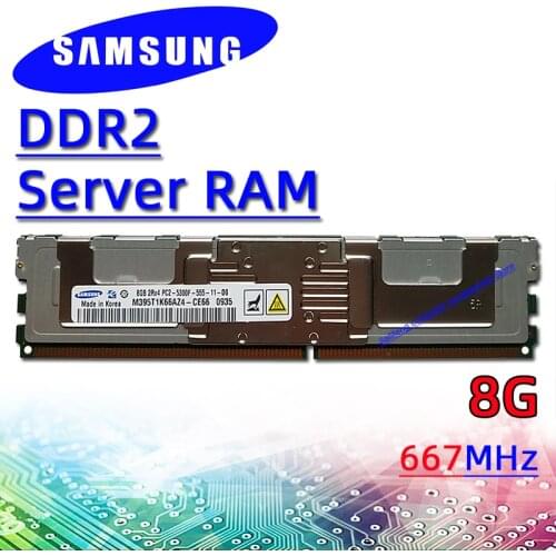 Samsung ddr2 8G 667MHz REG ECC Server Memory RAM PC2 5300FB-DIMM