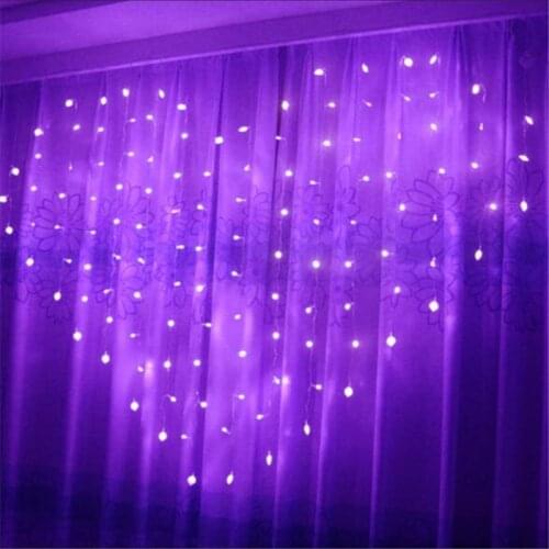 Led Christmas Lights 2M*1.5M Love Curtain Light AC 220V for Wedding Party Decoration LED Christmas Light Outdoor Decor