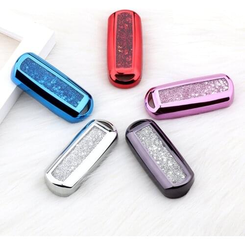 2019 TPU Quicksand Car Key Case For Mazda 3/6 Axela Atenza CX-5/CX-4/CX-7 Fashion Collocation Crystal Keyring