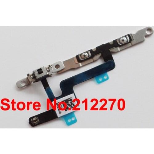 YUYOND New Volume Button Flex Cable With Metal Plate For iPhone 6 4.7" Replacement Parts Free Shipping