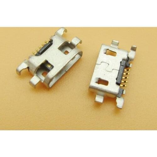 10pcs for Alcatel One Touch 4015 4032 4033 5050X 5050Y 6012 6012D 6035R 7050Y Pop S9 5 pin micro USB Charge jack Connector