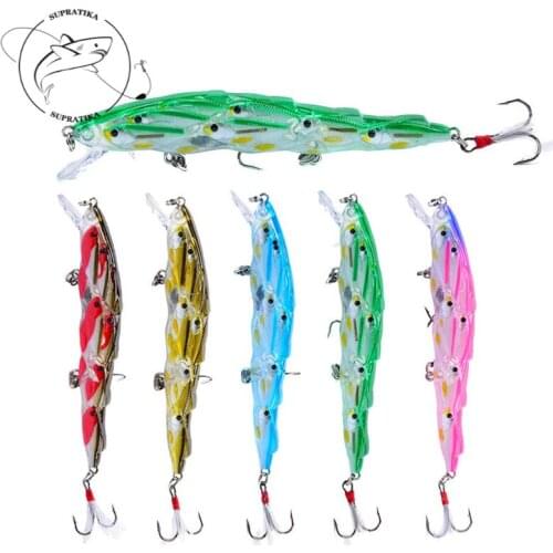 5Pcs/set 11.5cm/15.7g Fishing Lure Artificial Hard Bait 6# With Sharp Hook 3D Simulation Eyes Bionic Bait Stream Swimbait Lake