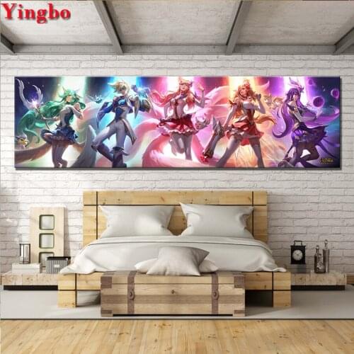 5D DIY Full Square/round Diamond Painting anime girl 3D Embroidery Cross Stitch Childrens diamond mosaic Painting Home Decor