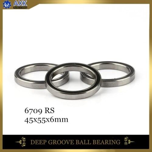 6709 2RS Bearing 45*55*6 mm ( 4 PCS ) ABEC-1 Slim Thin Section 61709RS 6709 RS Ball Bearings 6709RS